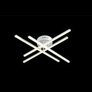 Żyrandol LED GIO ze zdalnym sterowaniem, 54W, 4 elementy, światło zimne/zimne/neutralne, możliwość przyciemniania, biały