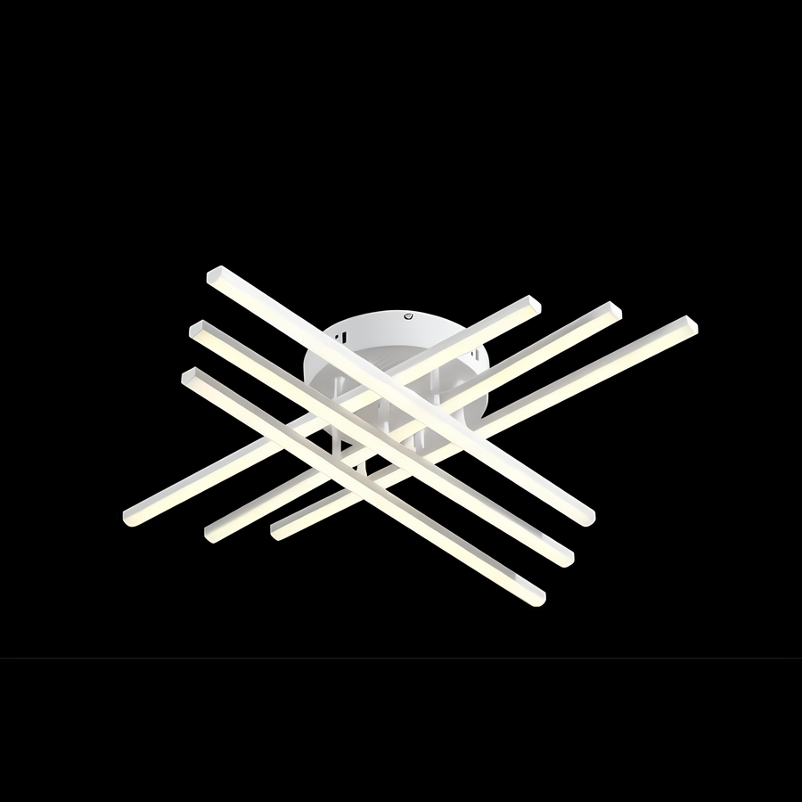 Żyrandol LED GIO, 82W, światło zimne/ciepłe/neutralne, biały