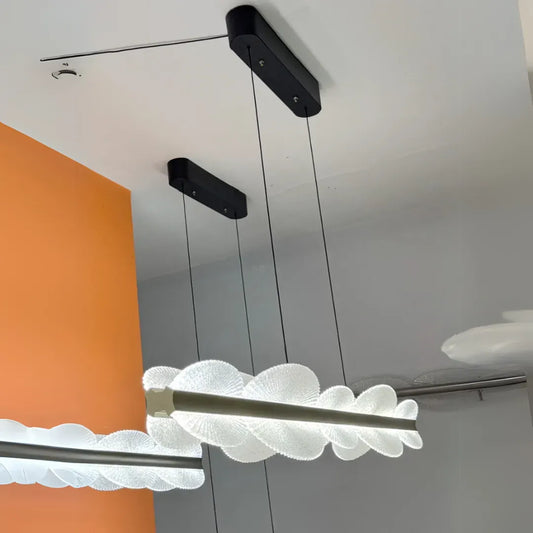 Żyrandol wiszący LED z pilotem ISOTTA 36W, światło zimne/ciepłe/neutralne, ściemnialny, regulowana wysokość, czarny