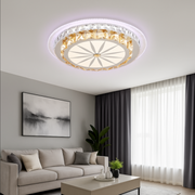 LED żyrandol z pilotem Miralux, 96W, zimno/gorące/rgb światło, niestabilne, czarne
