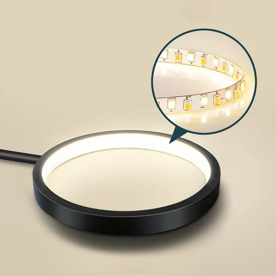 Żyrandol LED MARIA z pilotem, 63 W, 8 elementów, światło ciepłe/zimne/neutralne, ściemnialny, czarno-złoty