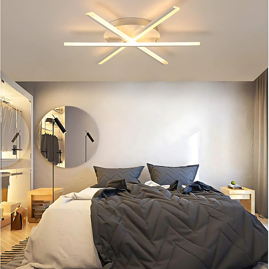 Żyrandol LED z pilotem ZOE, 40 W, światło zimne/ciepłe/neutralne, ściemnialny, biały