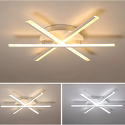 Żyrandol LED z pilotem ZOE, 40 W, światło zimne/ciepłe/neutralne, ściemnialny, biały