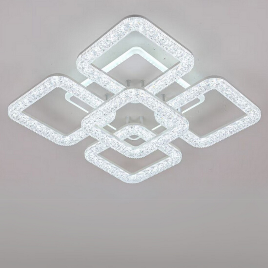 Żyrandol LED Astrid z pilotem, 114 W, ściemnialny, biały