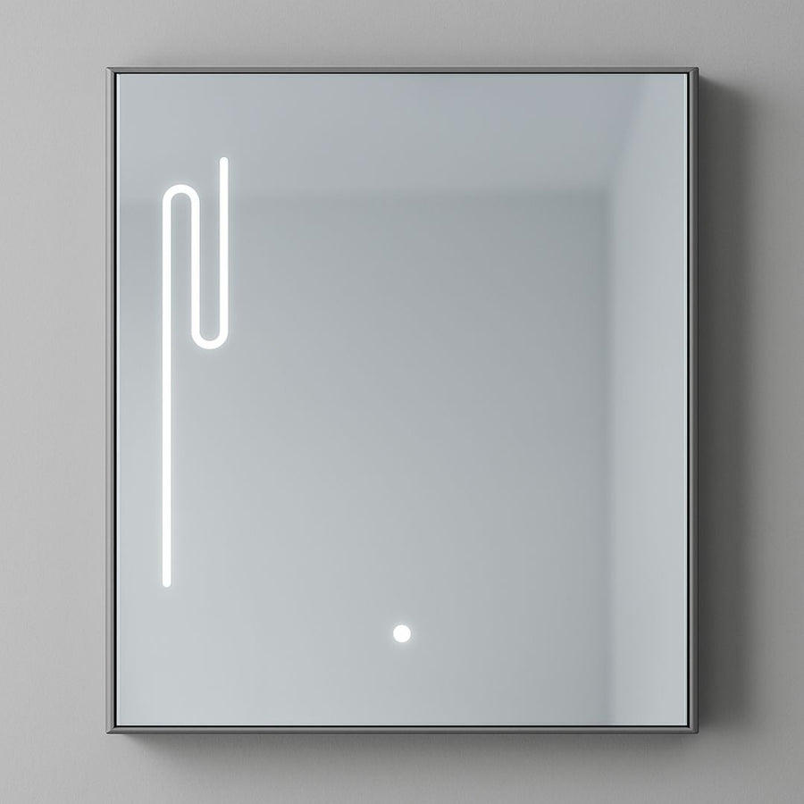 Zestaw mebli łazienkowych MYKONOS, 60x40 cm, 2 sztuki, szaro-biały