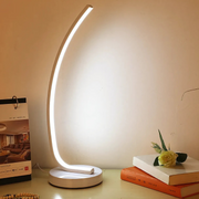 Lampa podłogowa LED Nemesis, 10 W, zimne/ciepłe/neutralne światło, metal i akryl, kolor biały
