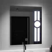 Prostokątne lustro LED, 60x80cm, getame touch