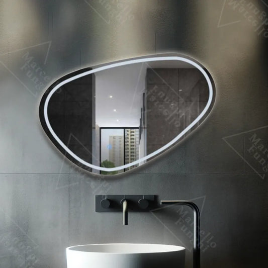 Lustro LED, 80x45cm, Disegno Touch Marcello, system przeciwmgielny, ściemnialne