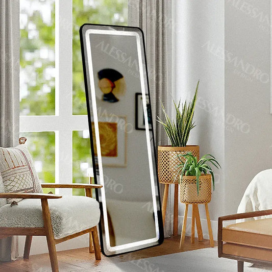 Prostokątne lustro LED, 45x140cm, Marcello Touch, Dressing Couture