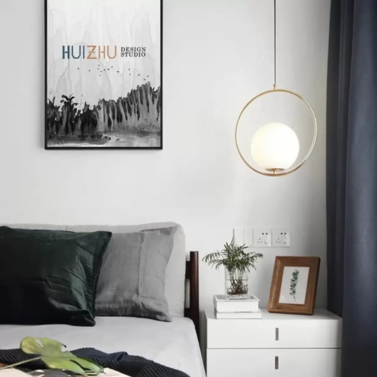 Żyrandol tarasowy LOFT, 1x E27, białe złoto, metal, regulowana wysokość