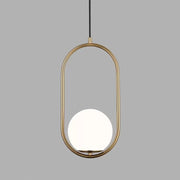 Nowoczesny żyrandol LOFT Gallery, 1x E27, białe złoto, metal, regulowana wysokość