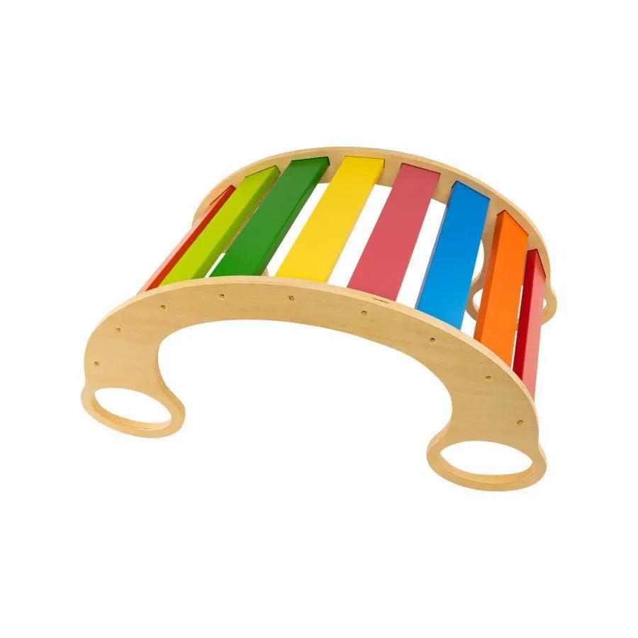 Rainbow Rocker Board dla dzieci, 11 elementów, drewno