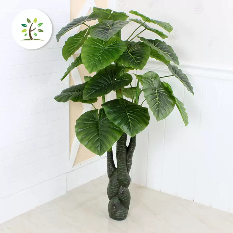 Sztuczna roślina Alocasia odora, bez doniczki, 150 cm, zielona
