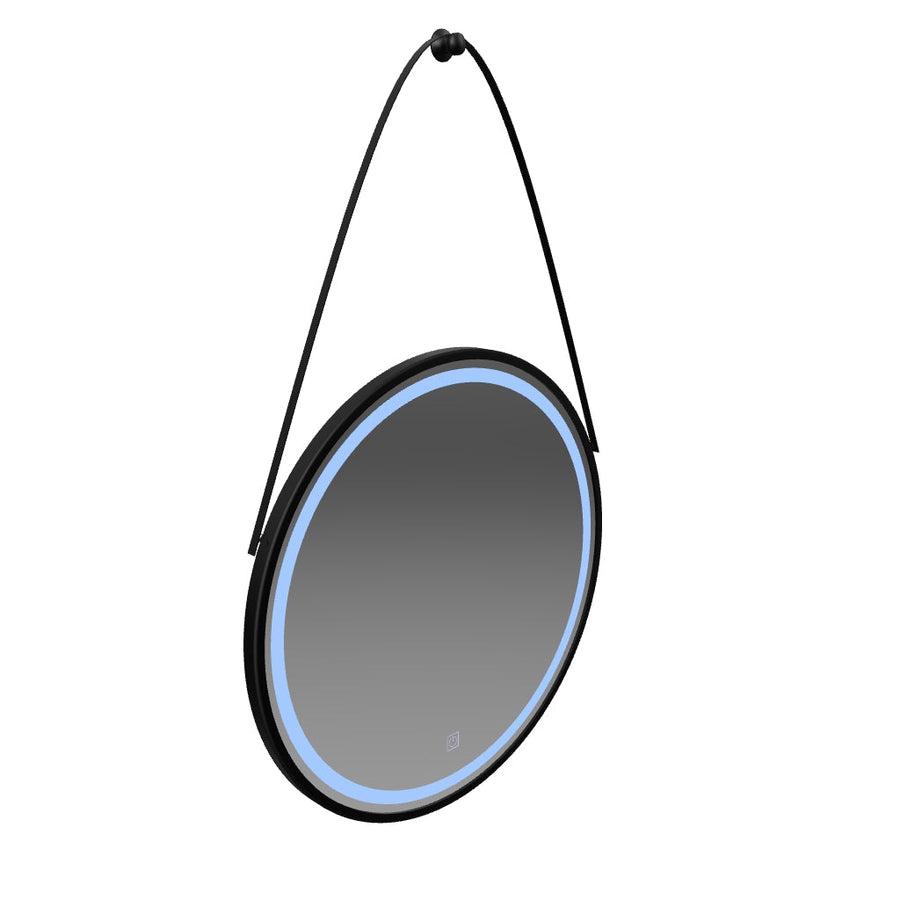 Okrągłe lusterko LED, 60 cm, podstawowy dotyk