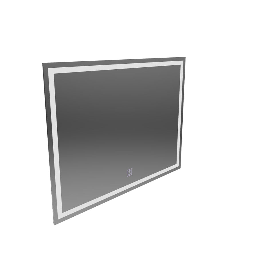 Lustro prostokątne LED, 80x60cm, RAMA Basic Touch