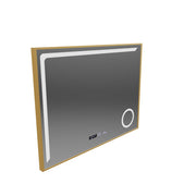 LED MURROR CENTOR MOTOLLLOW ROSALIA 80X60 CM Zimno światło/zimno/neutra Dimable System Zastępca termometr Marcello Funghhi Kolekcja