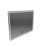 Lustro prostokątne LED, 60x80cm, VillayTouch Marcello, system przeciwmgielny, ściemnialne