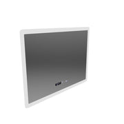 Prostokątne lustro LED 50x70cm Zampa Motion Blowlow Marcello System defracji zegara i delikatny termometr
