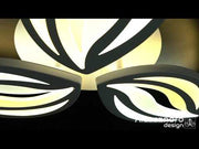 Żyrandol LED ORCHID 39W z pilotem, 3 płatki, światło zimne/ciepłe/neutralne, ściemnialny, biały