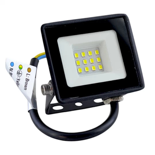Projektor LED 10W 6000K IP65 220-230V 12 źródeł Czarna metalowa obudowa Produkty LED Domyślny tytuł Alessandro Design