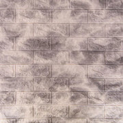 Zestaw 10x3D samoprzylepnych tapet w kształcie cegieł Szara miękka pianka, 77cm x 70cm x 6mm