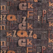 Zestaw 10 samoprzylepnych tapet 3D z miękkiej pianki w kolorze brązowym, 80 cm x 70 cm x 6 mm, wzór ciemnobrązowych liter