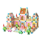 Beilalua Mały Architekt Drewniany Zestaw Kostek Budowlanych 268 Elementów