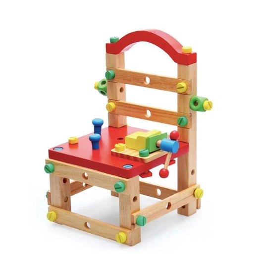 Zestaw zabawek Little Craftsman Chair, 48 elementów, drewno