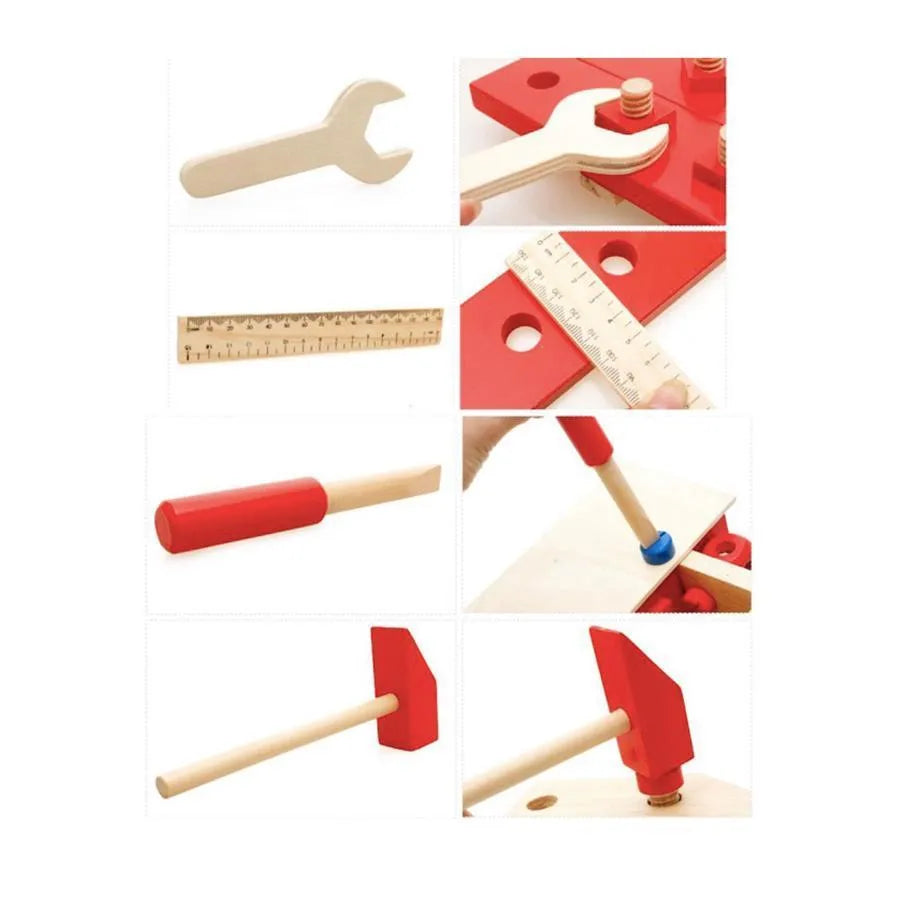 Zestaw zabawek Little Craftsman Chair, 48 elementów, drewno