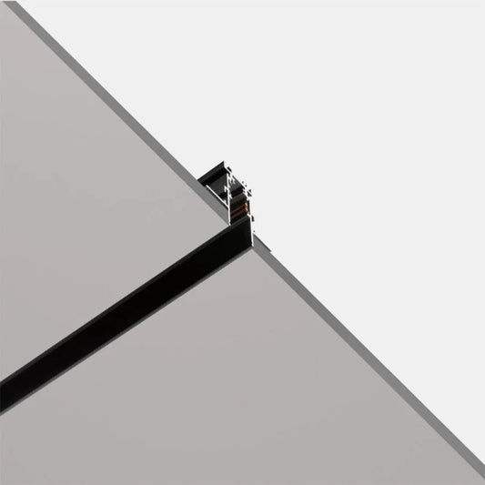 Magnetyczna szyna wpuszczana do projektorów, 1m, czarna