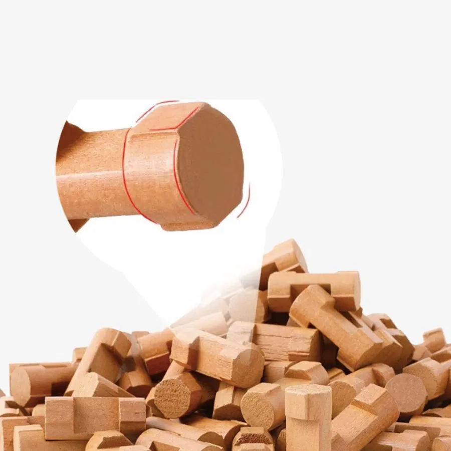 Puzzle Szpital Górski, 240 elementów, wielokolorowe, drewno