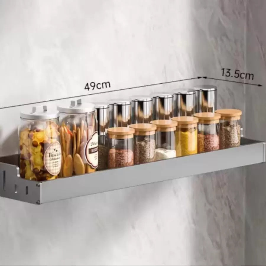 Uchwyt na akcesoria 49cm Aluminium Ciemnoszary