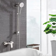 Uchwyt na słuchawkę prysznicową, stal nierdzewna SUS304, wykończenie satynowe, PJ009