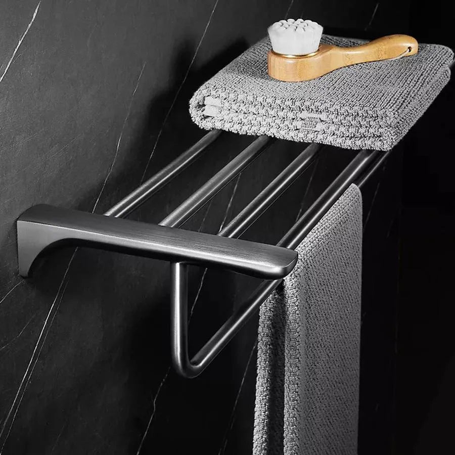 Szary uchwyt na ręczniki GJ613