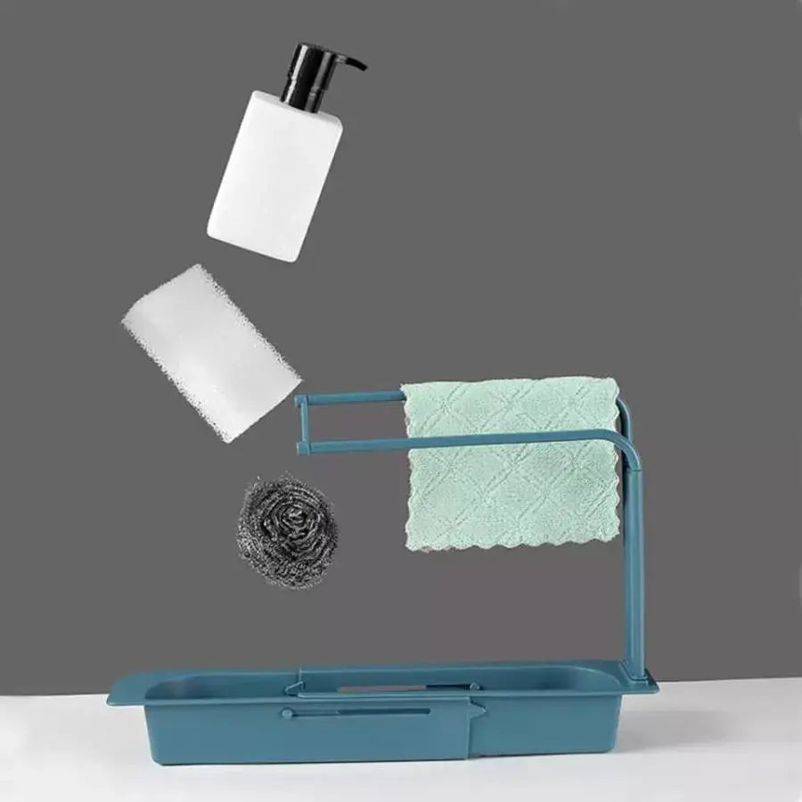 Teleskopowy wspornik zlewu, 50 cm, zielony