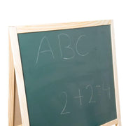 Wielofunkcyjna tablica szkolna do malowania, 12 kolorowych kred, drewno i plastik