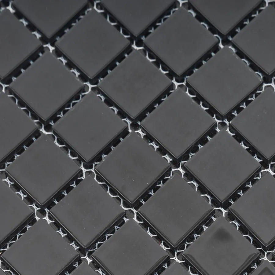 Tapeta samoprzylepna 3D, 30 cm*30 cm*0,3 cm, Szkło, Czarny