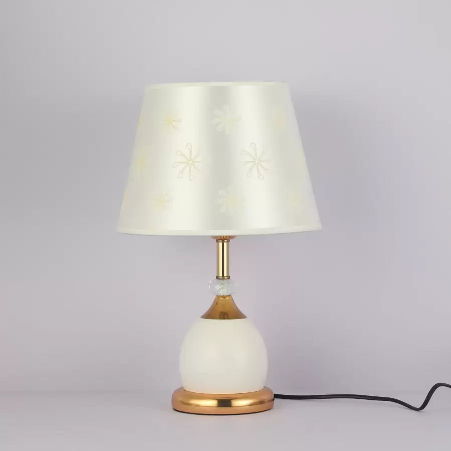 Lampa Belle 1x E27 Białe Złoto