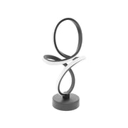 Lampa podłogowa Cetia LED 30W pleciona Zimne/Ciepłe/Neutralne światło Czarny metal