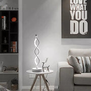 Lampa podłogowa Genom LED, 36 W, zimne/ciepłe/neutralne światło, plastik i metal, biały