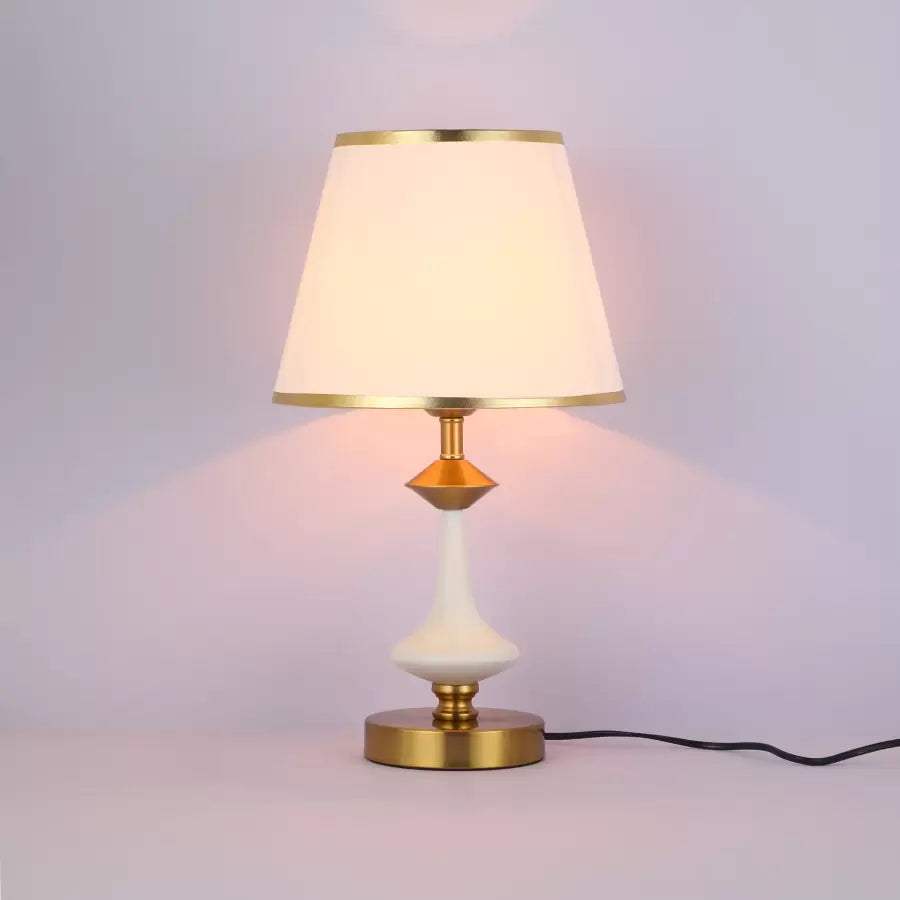 Lampa Nevaeh 1x E27 Białe Złoto