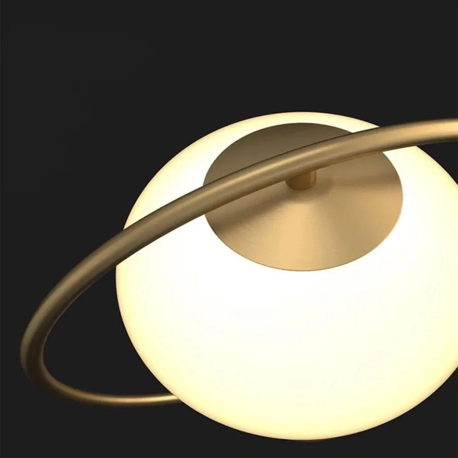 Lampa Olimpia 1x E27, Złota