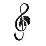 Kinkiet LED G Key 11W Zimne/Ciepłe/Neutralne światło Czarny metal