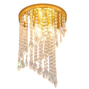 LINDERHOF Petito Crystal Chandelier, średnica 25 cm, 2*E14, błyszczące złoto
