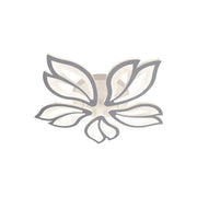 Żyrandol LED LILY 75W z pilotem, 5 elementów, światło zimne/ciepłe/neutralne, ściemnialny, biały