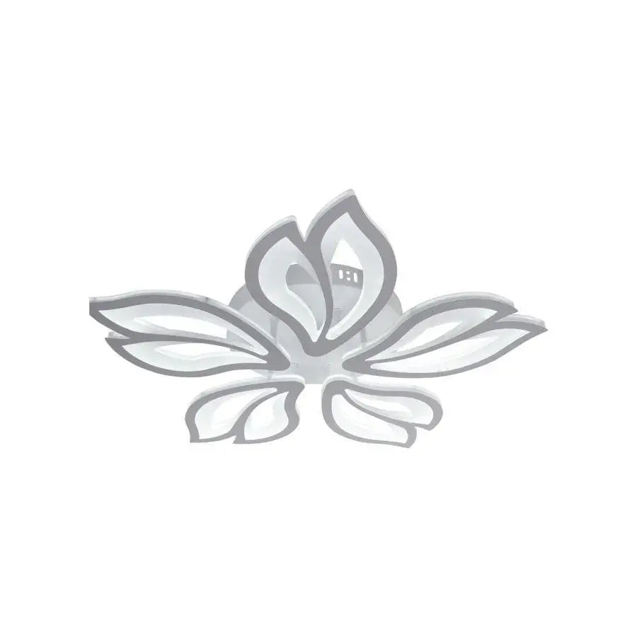 Żyrandol LED LILY 75W z pilotem, 5 elementów, światło zimne/ciepłe/neutralne, ściemnialny, biały