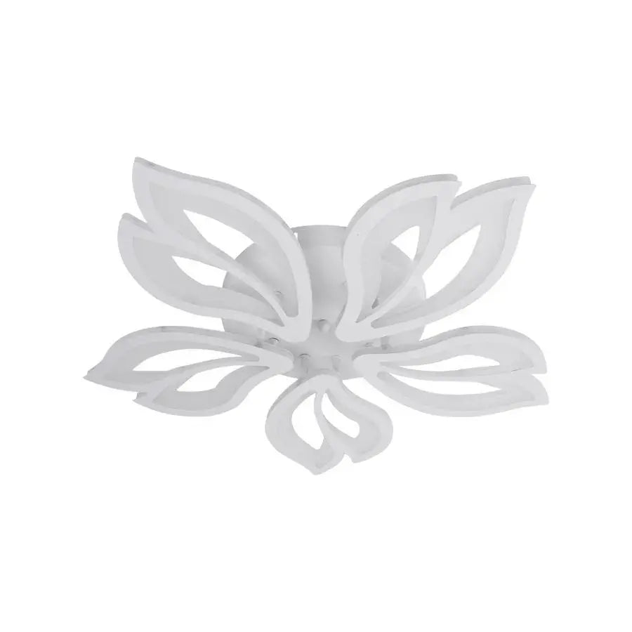 Żyrandol LED LILY 75W z pilotem, 5 elementów, światło zimne/ciepłe/neutralne, ściemnialny, biały