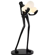 Lampa do salonu Eleganza, 6x G9, czarna