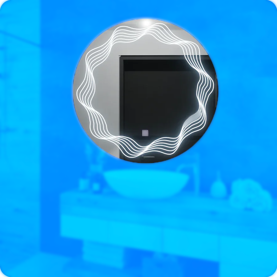 Okrągłe lustra łazienkowe