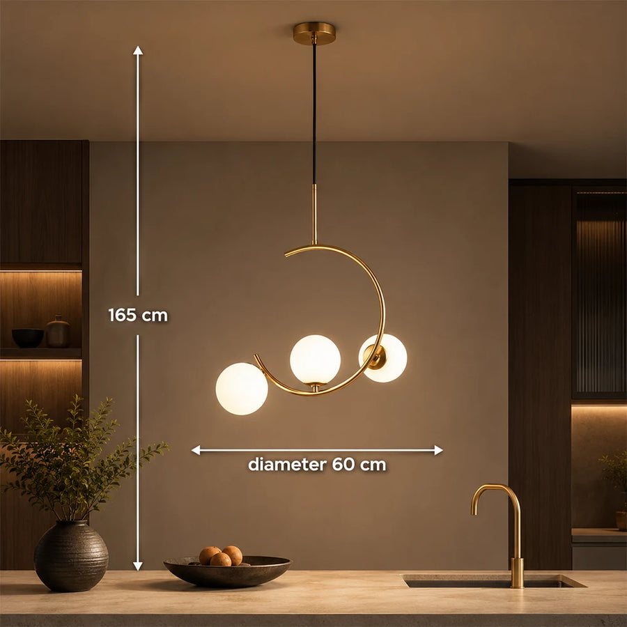 Lustra LOFT Atrium, 3x G9, Alb Auriu, Metal, Inaltime Reglabila - 01_LC802-3GD.png